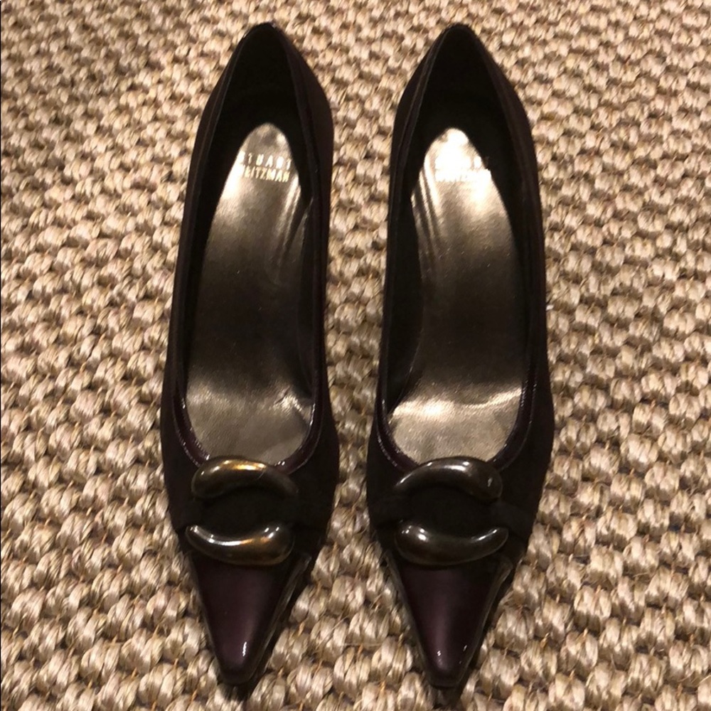 Stuart Weitzman brown pumps!